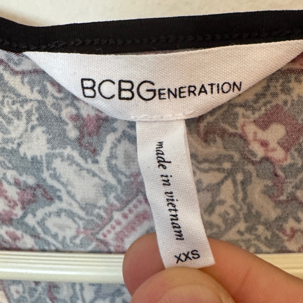 Bcbgeneration Multicolor Patchwork Mini Dress - image 2